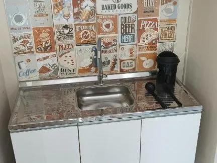 Cozinha privativa do estúdio