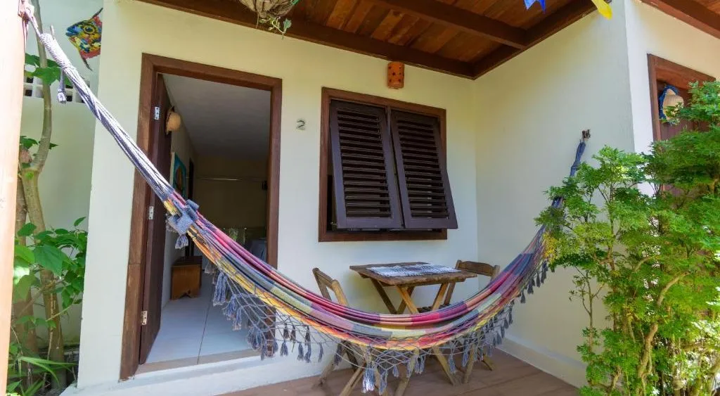 Balcony with hammock