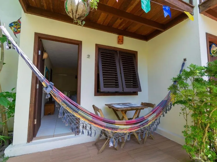 Balcony with hammock